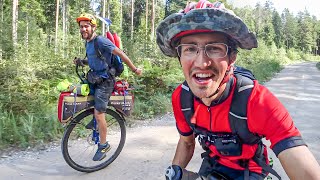 Can I Unicycle Across a Country Using ONLY Hiking Trails? Day 14