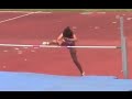 ベリーロール 小田原瑞希選手　Western Roll（2014山梨インターハイ 女子七種競技 走高跳)