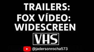 Vhs Fox Vídeo Widescreen Trailers.