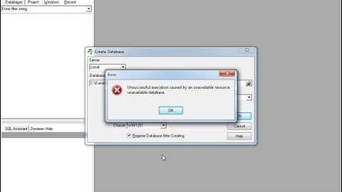 IB Expert  база данных "unavailable database"  ошибка