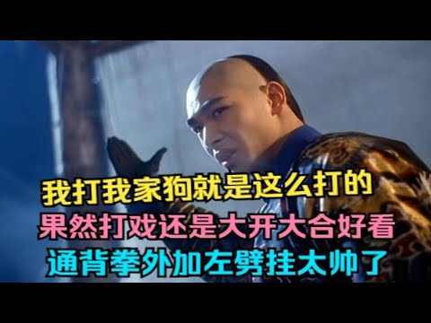 赵文卓不愧是武英级运动员，大开大合式的通背拳外加左劈挂，看一百遍都不厌