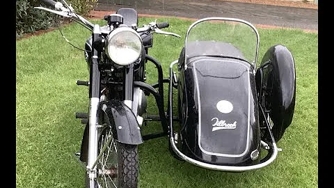 1951 AJS Model 18S with Tilbrook sidecar – $AUD20,000