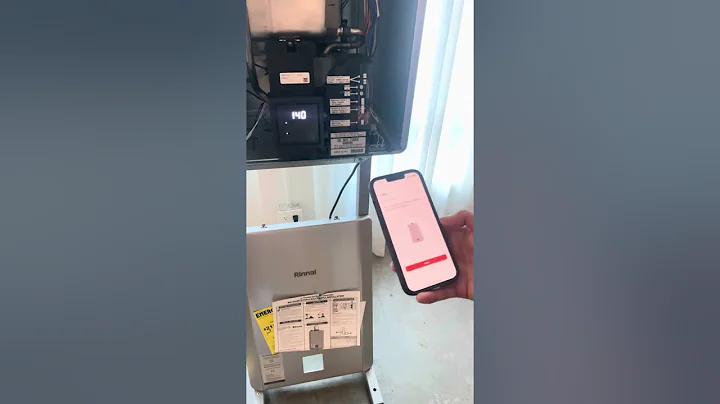 Rinnai Sensei RX Tankless Water Heater - WiFi Set Up and Demo the