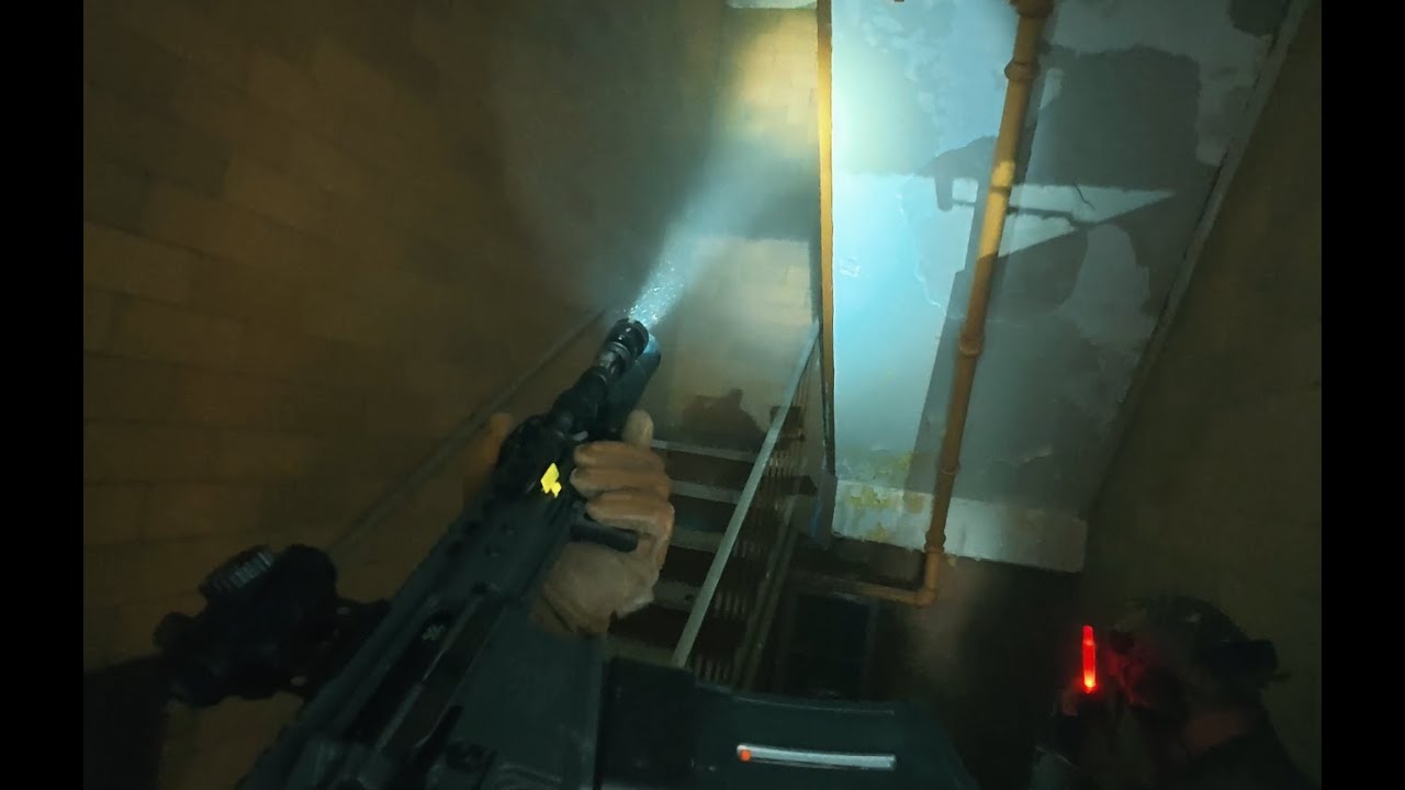 Stairs and Grenades - Op Hidden Ward Airsoft Gameplay