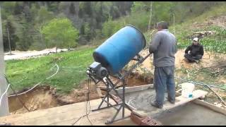 Homemade Cement Mixer By DR.ASİL BERK