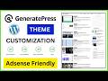 GeneratePress Blog Theme Customization Step by Step Guide 🔥