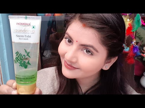 Patanjali saundarya neem tulsi face wash review | face wash for acne prone skin for summers | RARA