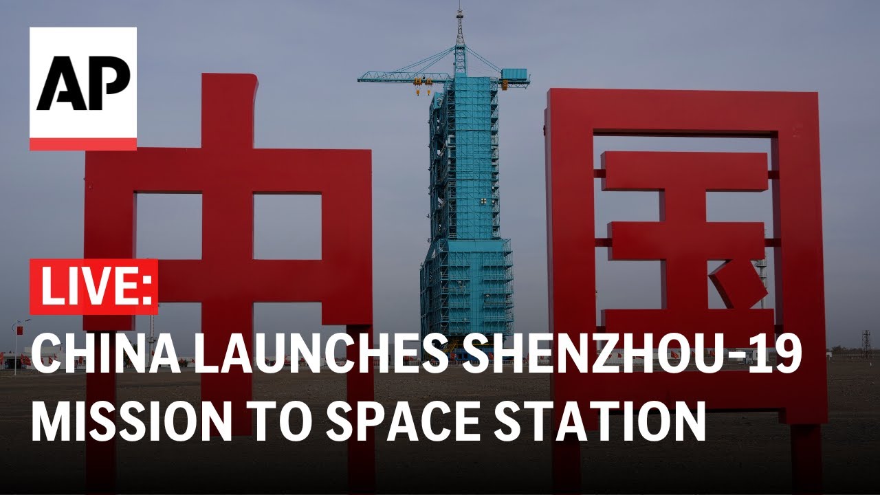 LIVE: China launches Shenzhou-19 mission to its space station - YouTube