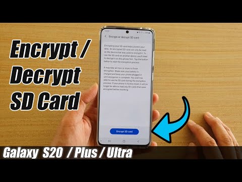 Galaxy S20/S20+: How to Encrypt / Decrypt SD Card