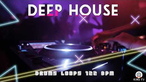 Deep house drums Loop - 122 BPM