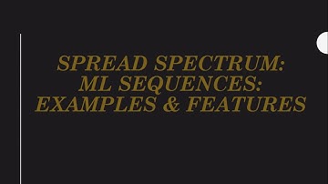 ML Sequences: Examples & Features