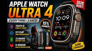 Apple Watch Ultra 4: Touch ID &amp; Massive Redesign LEAKED!