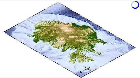 Simple animated MP4 of Iceland topo from different viewpoints