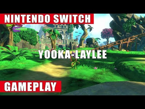 Yooka-Laylee Nintendo Switch Gameplay