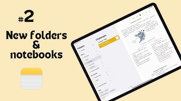 #2 Apple Notes (iPad): Folders & Notebooks for Beginners