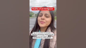Sad reality of an Indian Immigrant in Canada 🇨🇦