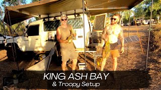 PART 3 | KING ASH BAY NORTHERN TERRITORY | Troopy Setup | Fish &amp; Mud Crab Catch &amp; Cook