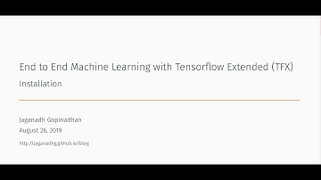 Introduction to Tensorflow Extended Session 2