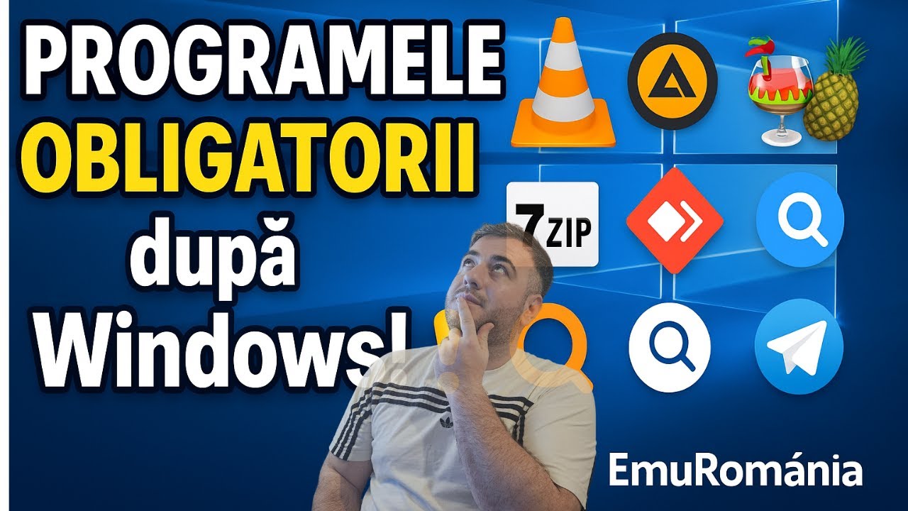 🎯 Programele OBLIGATORII după o reinstalare Windows 🖥️ – Ghidul EmuRomânia!