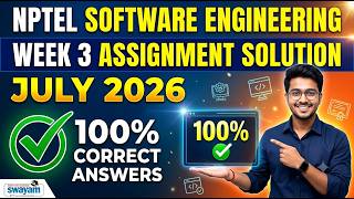 NPTEL Software Engineering Week 3 Assignment Solution | July 2026 | 100% Correct Answers ✅