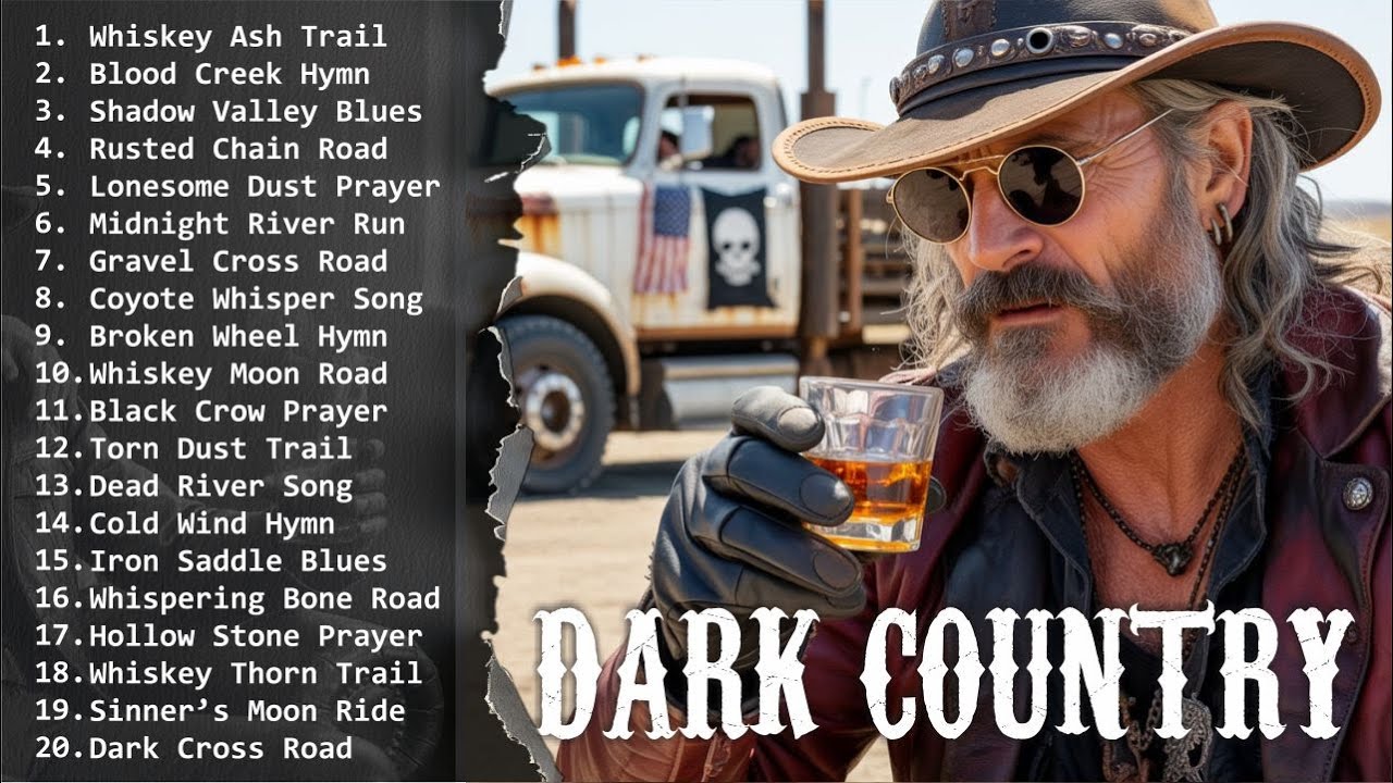 Dark OutLaw Country Rock Music LIVE Radio | Dark Country, Dark Blues and Outlaw Country