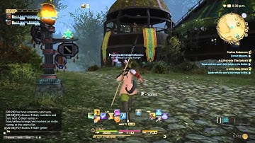 FINAL FANTASY XIV: A Realm Reborn Walking - Around New Gridania