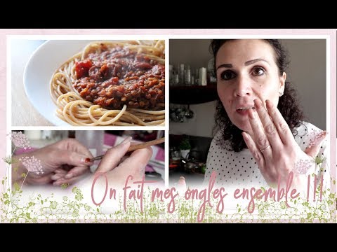 vlog-famille-du-7-mai-:-on-fait-mes-ongles,-bolognaise-de-lentilles,-et-flamby-maison