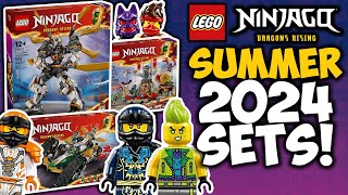 Ninjago SUMMER 2024 Sets REVEALED! Evil Jay, HUGE Cole Mech, Elemental Masters, \& More! 🤯