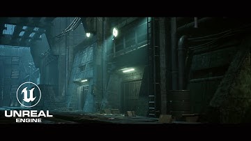 Create a Sci-Fi street scene in UE5
