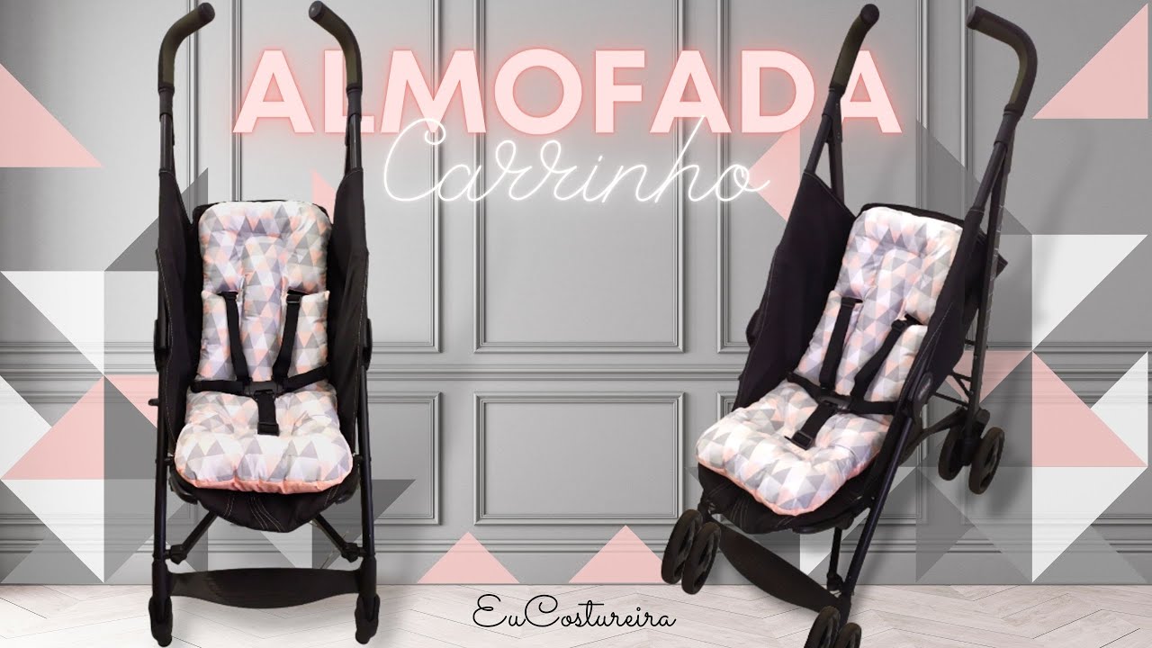 Almofada para carrinho de bebê ❤ DIY