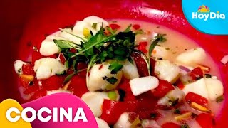 Prepara un delicioso cebiche con callo de hacha para esta época de calor | Hoy Día | Telemundo