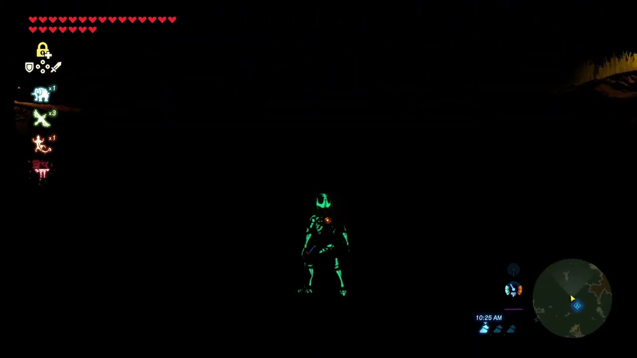 Glow in the dark suit botw