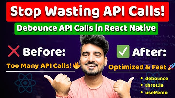 Stop Wasting API Calls! Debounce in React Native Explained 🚀 | Engineer Codewala