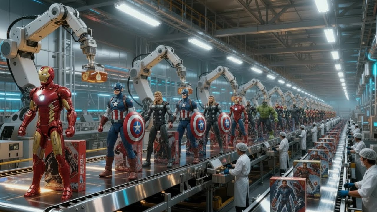 Inside the World’s Largest Marvel Heroes Robot Factory – How Millions Are Made