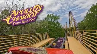 Apollo's Chariot Front Row POV | Busch Gardens Kids Weekends | 2025