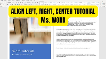↔️ How to Align Text in Microsoft Word (2025) – Left, Right, &  Center Guide!