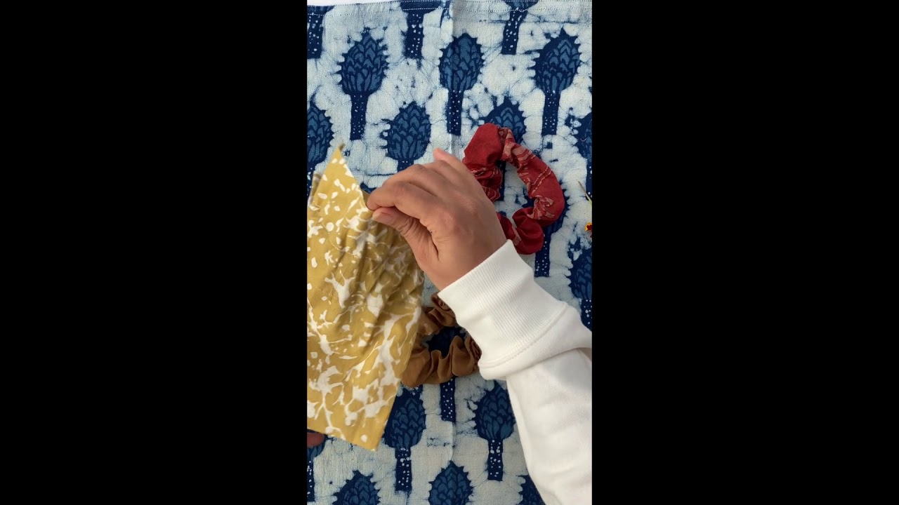 Ichcha's Hand-Dyed Scrunchies: Eco-Friendly Hair Accessories