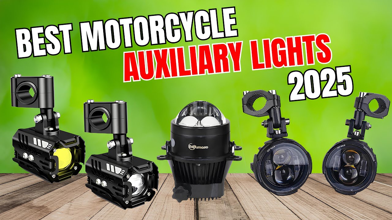 Best Motorcycle Auxiliary Lights 2025 – Top 5 Picks for Night Riders!