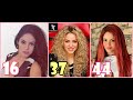 Shakira Transformation 1 To 44 Years 2022
