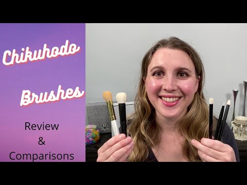 CHIKUHODO BRUSHES - Reviews & Comparisons on GSN & Takumi Fude Brushes Suitable for Liquids & More