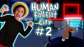 Pollo Jordan mete CANASTA / HUMAN FALL FLAT Ciudad parte 2