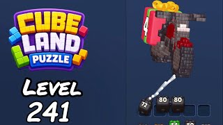 Cube Land Puzzle Level 241 Walkthrough