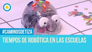 Tiempos de robótica en las escuelas en Caminos de Tiza