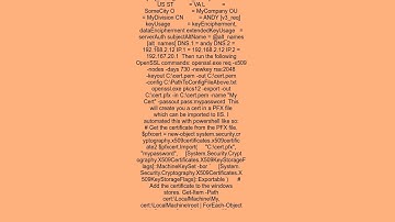 How to create a self-signed SSL certificate with subject alternate names SAN for IIS websites