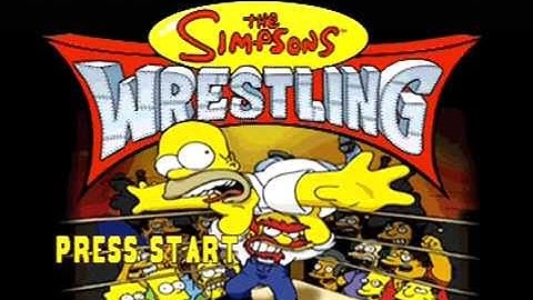 [Ps1] Introduction du jeu "The Simpsons Wrestling" de l