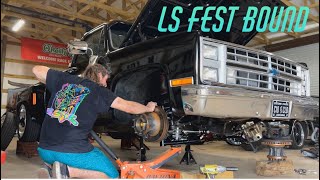 Lowered and Ls Swapped Squarebody Dually Gets QA1 Coilovers & Control Arms #c30 #chevrolet