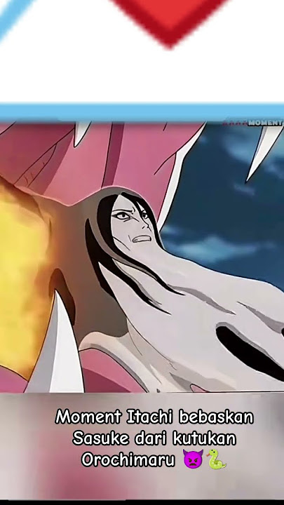 sebelum meninggal.. Itachi bebaskan Sasuke dari kutukan Orochimaru #naruto #narutoshippuden #sasuke