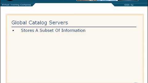 02 15. Global Catalog Servers