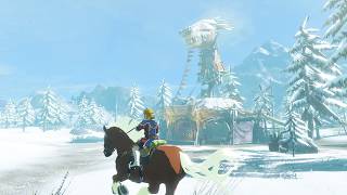 Riding to Every Stable in Hyrule - Breath of the Wild - Ambient Ride Along