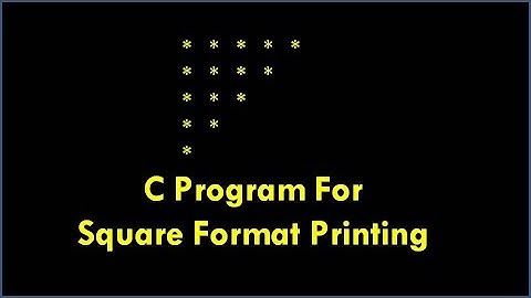C Program For Pattern Format Printing - How to Print the Triangle Shape Pattern